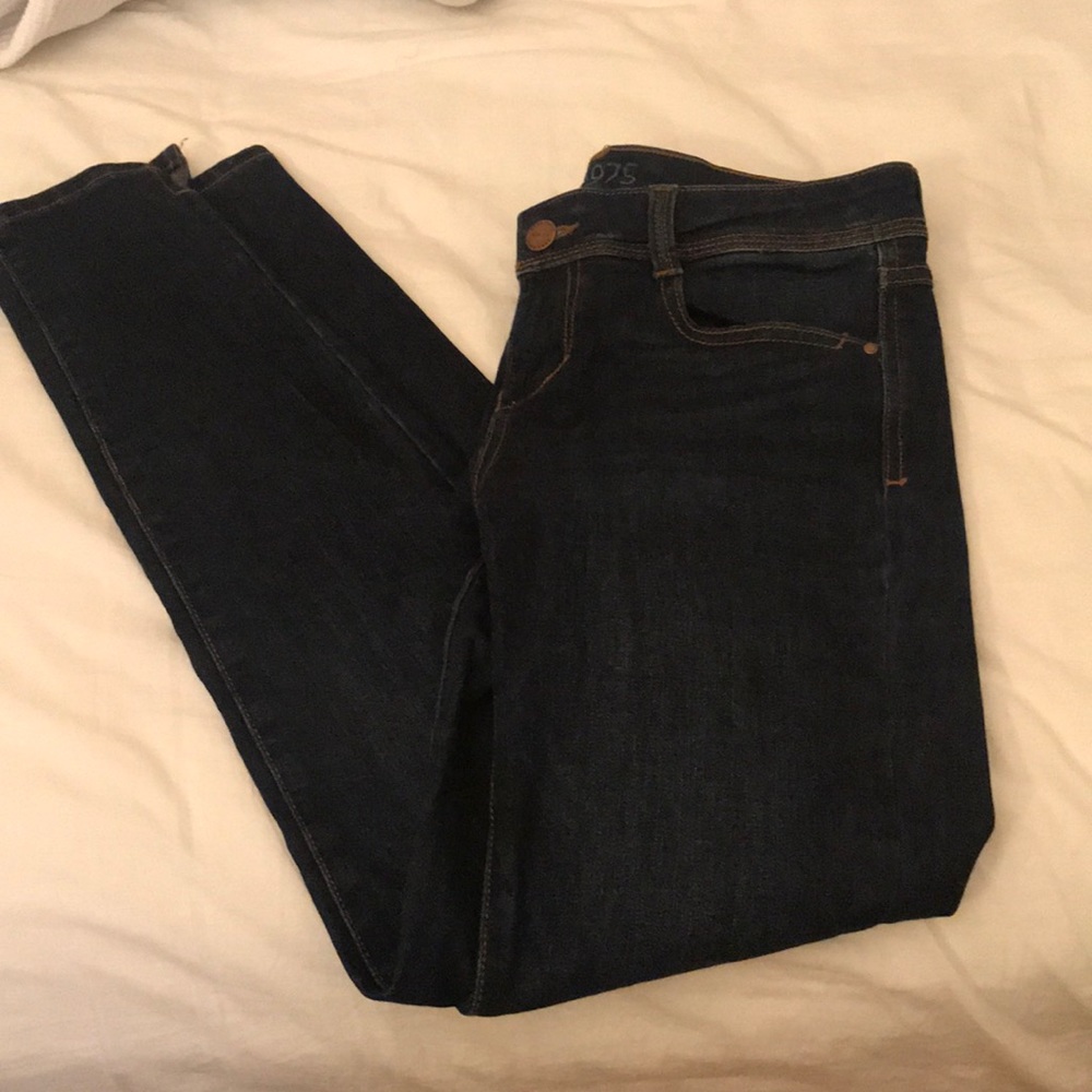 BRAND NEW ZARA DARK BLUE SKINNY JEANS